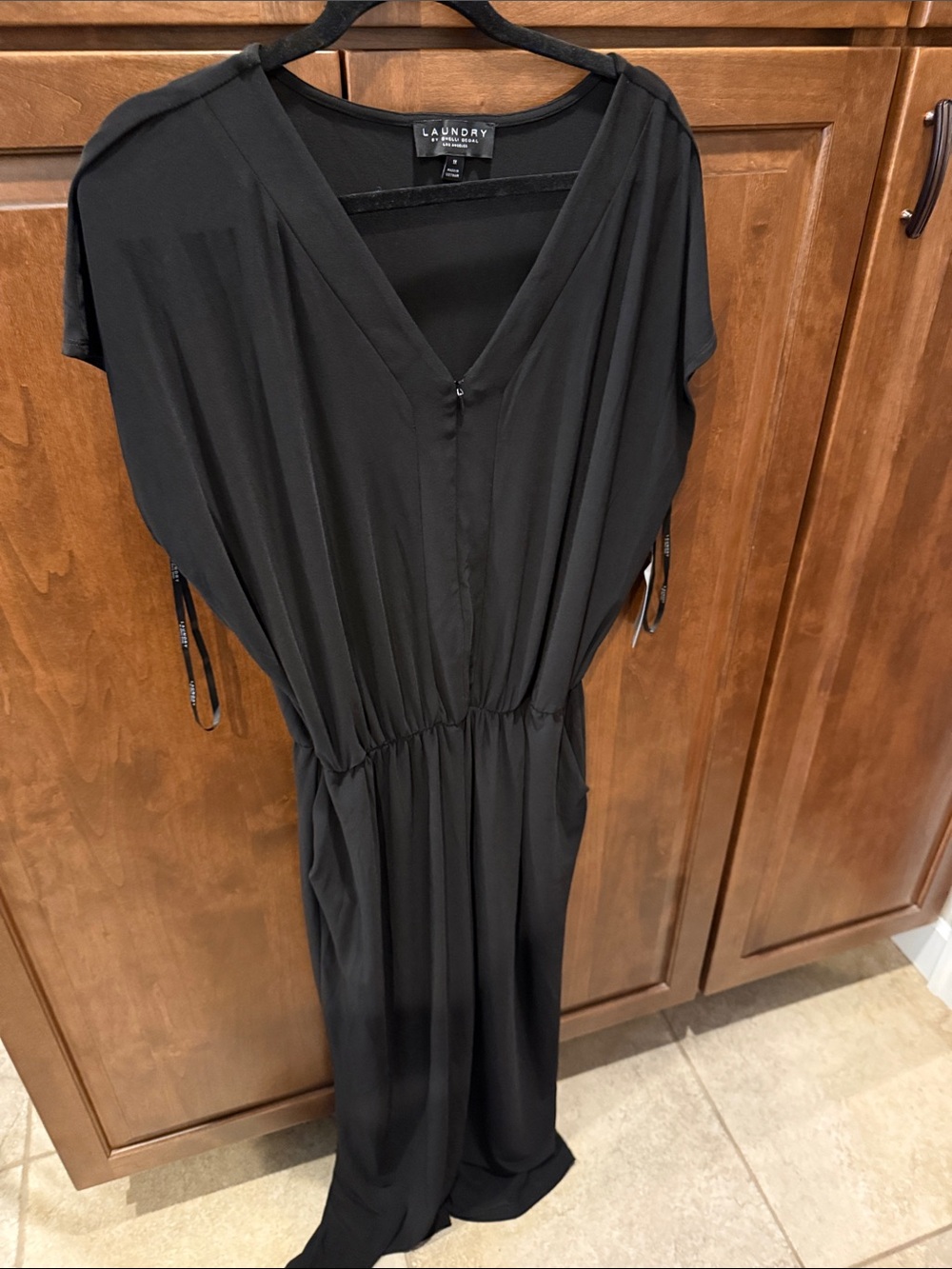Laundry By Shelli Segal Black V-Neck Jumpsuit - NWT